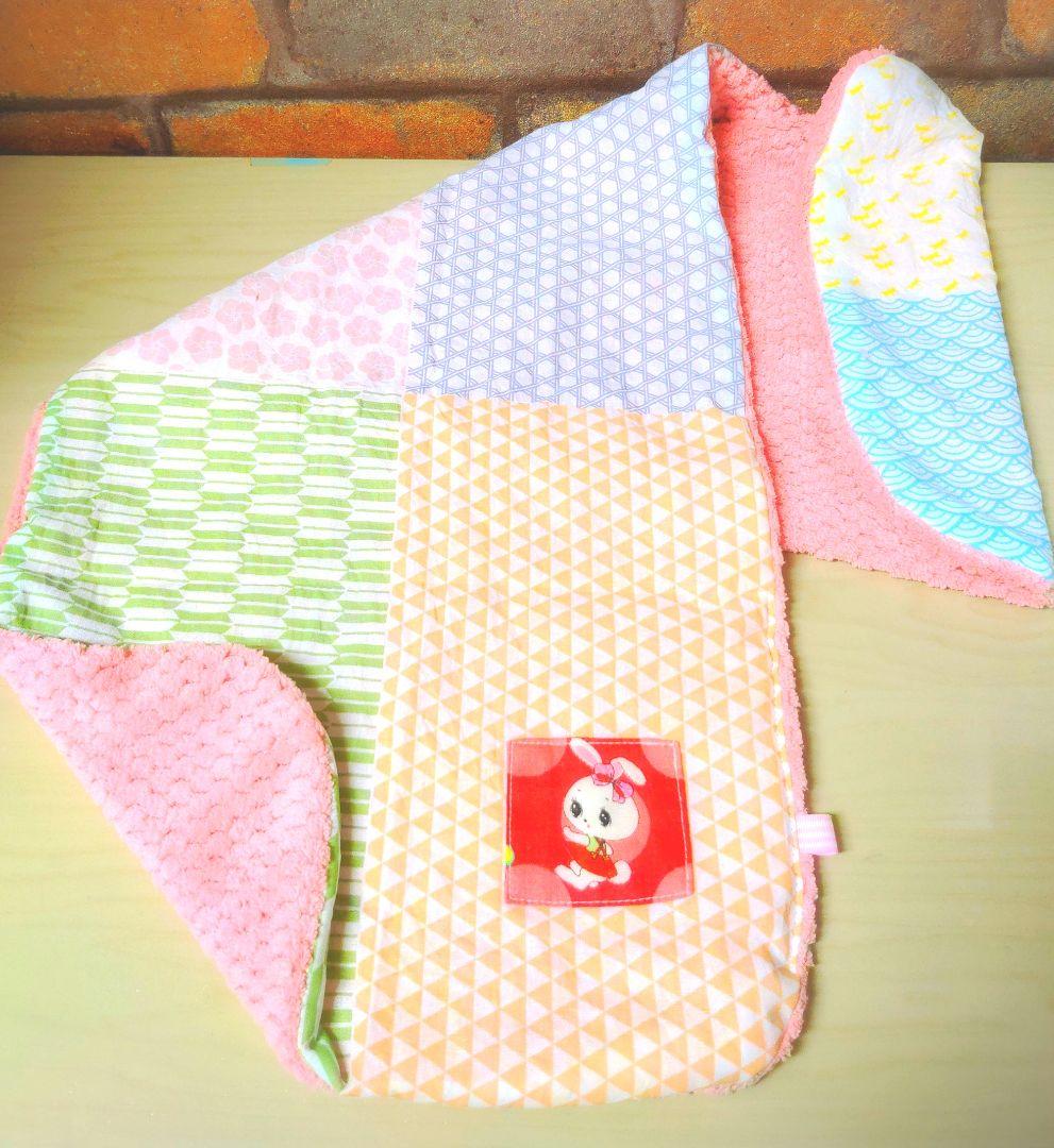 専用❤みかん＊ふわっサラ❤手拭いヘアドライタオル❤和柄パッチ＊ピンク系⭐
