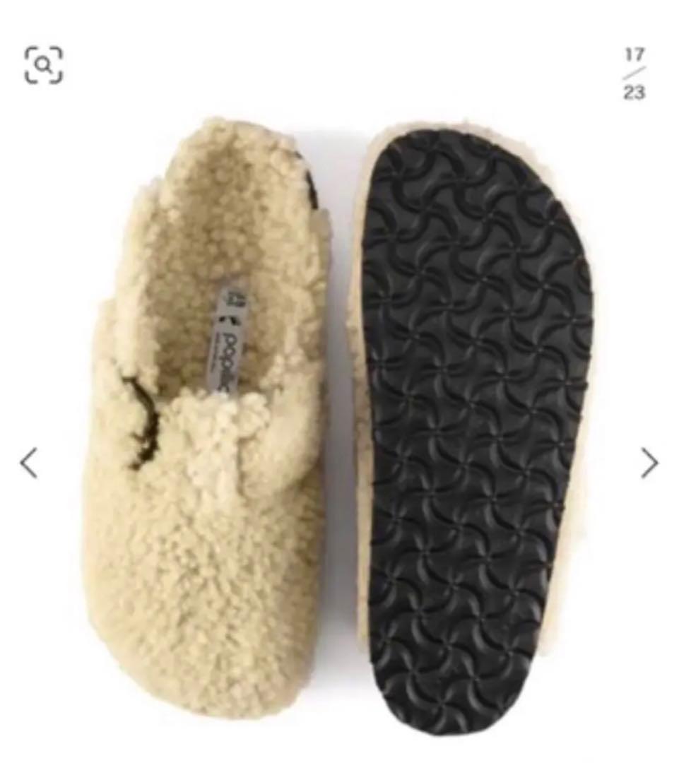 新品 ビルケンシュトック フレームワーク パピリオ ボストン ファー ボア 39