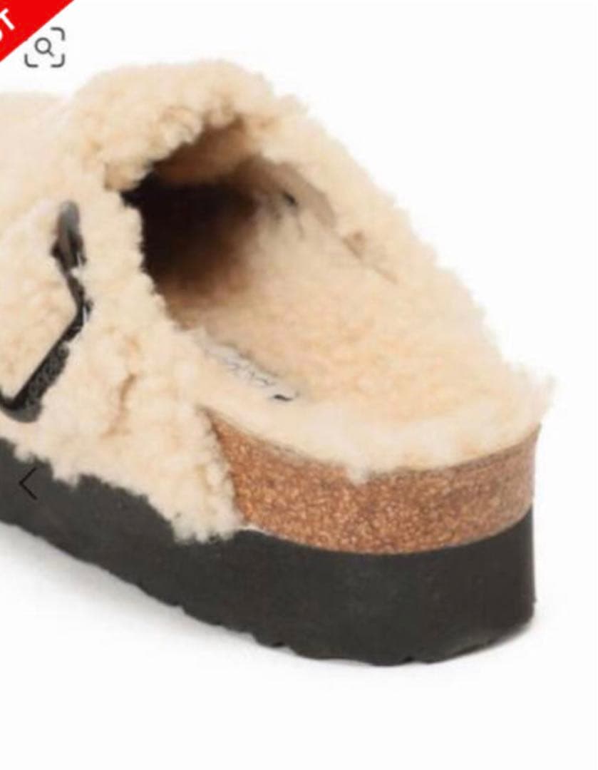 新品 ビルケンシュトック フレームワーク パピリオ ボストン ファー ボア 39