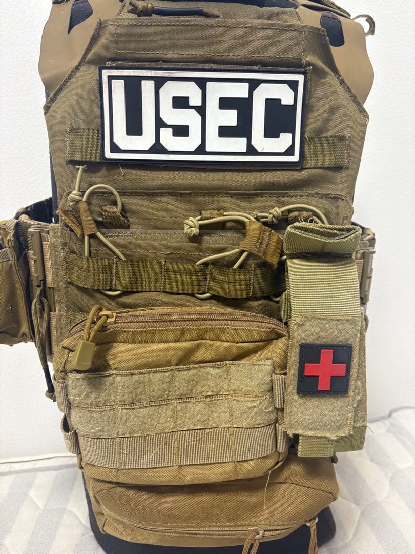 実物生地使用 modi製 JPCプレートキャリア タルコフ装備 usecキャップ