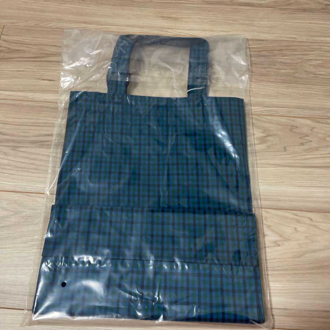 ファミリア　トート　青　大