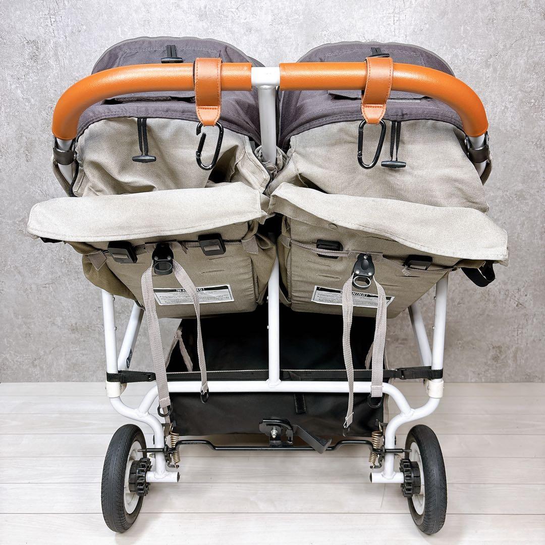 【送料込み】Airbuggy COCO DOUBLE EXフロムバース ストーン