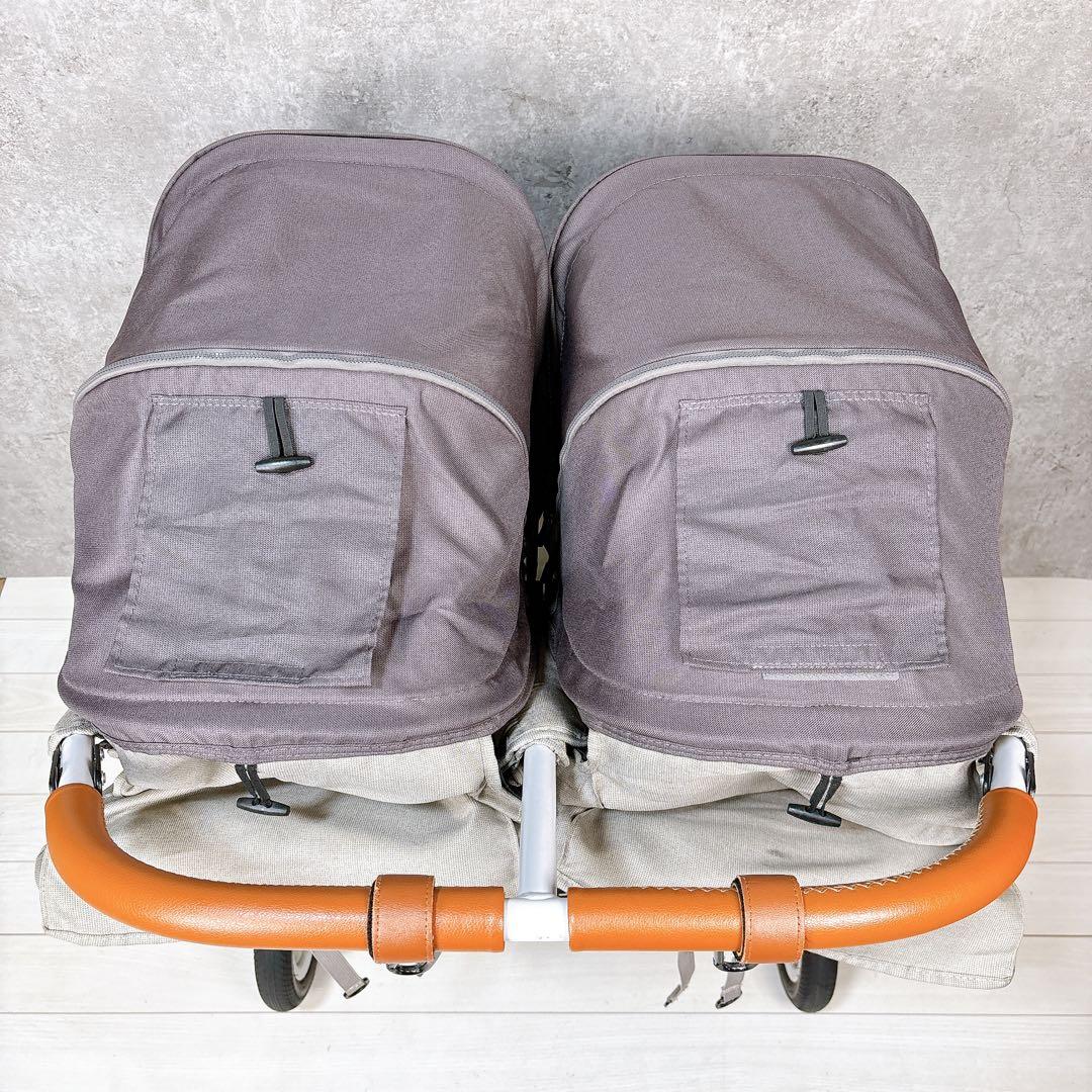 【送料込み】Airbuggy COCO DOUBLE EXフロムバース ストーン