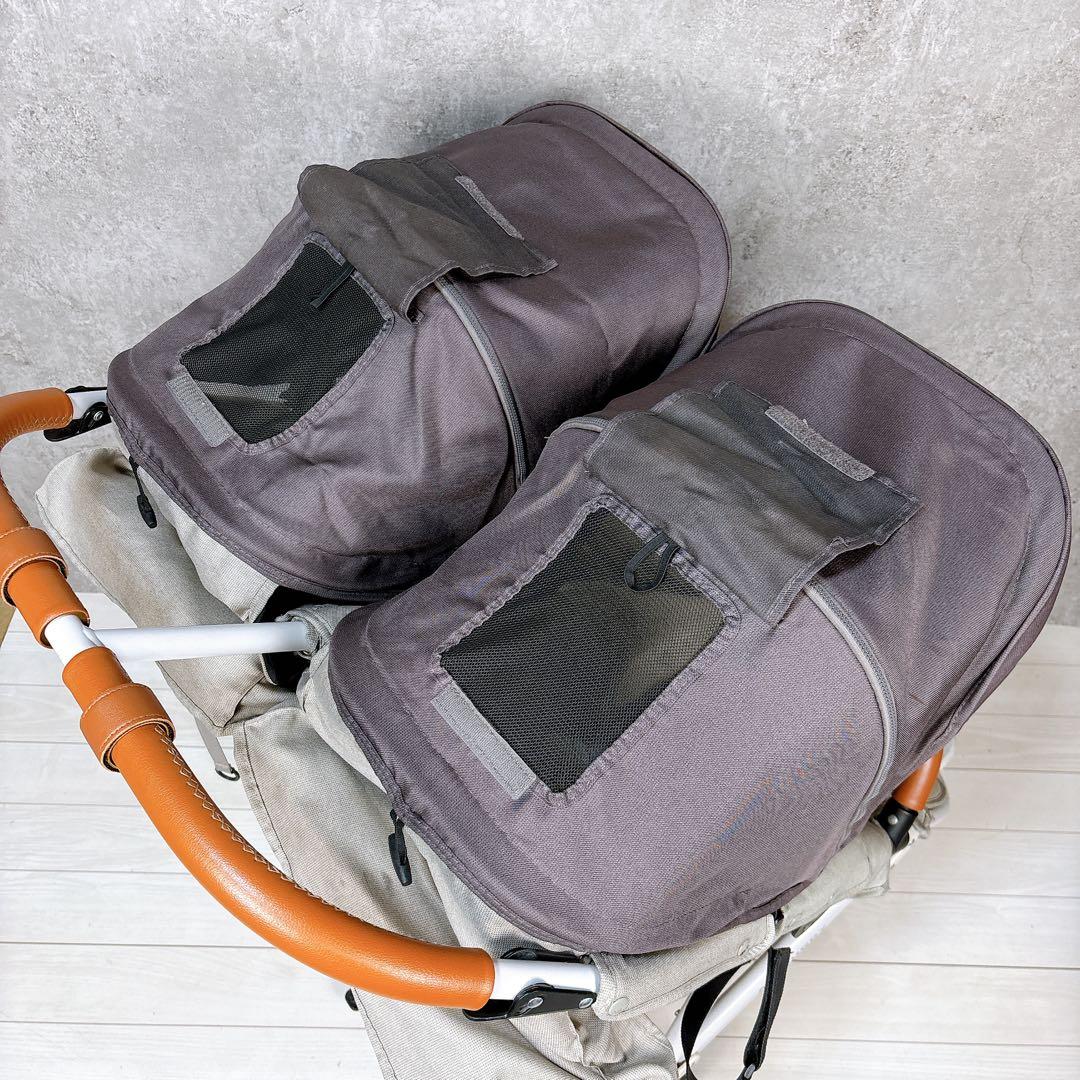 【送料込み】Airbuggy COCO DOUBLE EXフロムバース ストーン