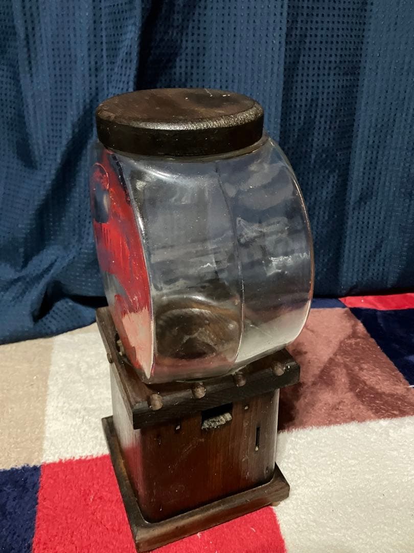 木製アンティーククラシックガムボールマシン風