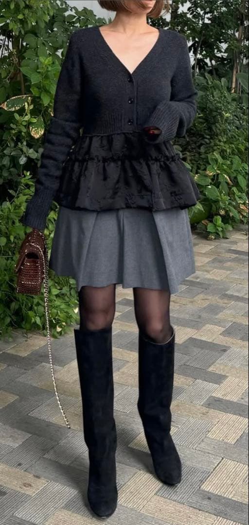 新品未使用★ シーニュ Cygne ドッキングニットカーデ beth