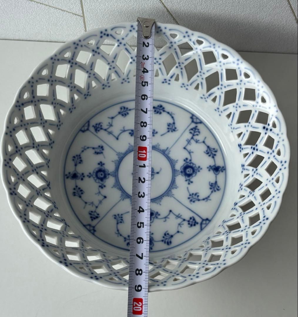 ロイヤルコペンハーゲン ボウル　ブルーフルーテッド フルレース