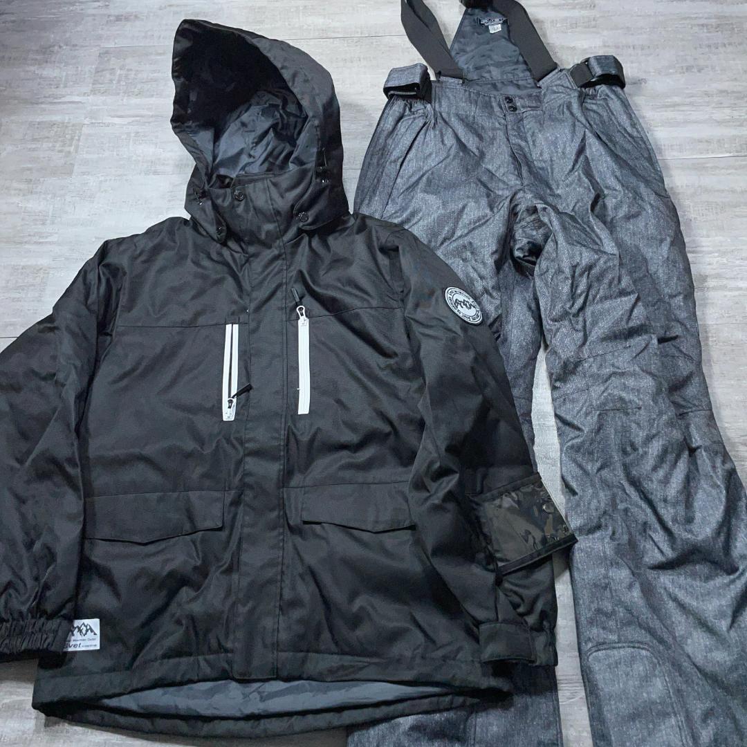 美品 お買い得★ オンヨネ スキーウェア メンズL スノーボードウェア 人気の黒