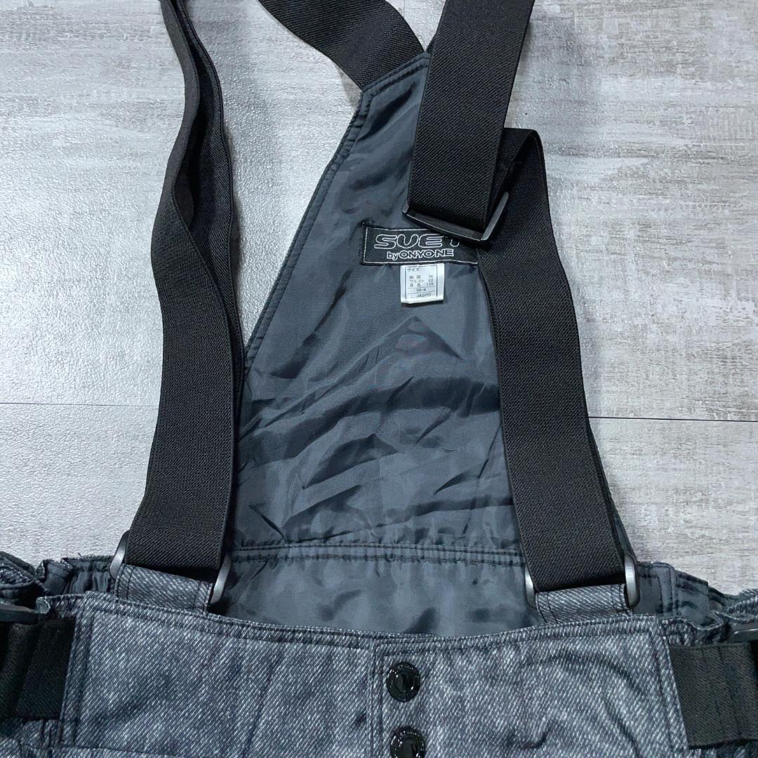 美品 お買い得★ オンヨネ スキーウェア メンズL スノーボードウェア 人気の黒