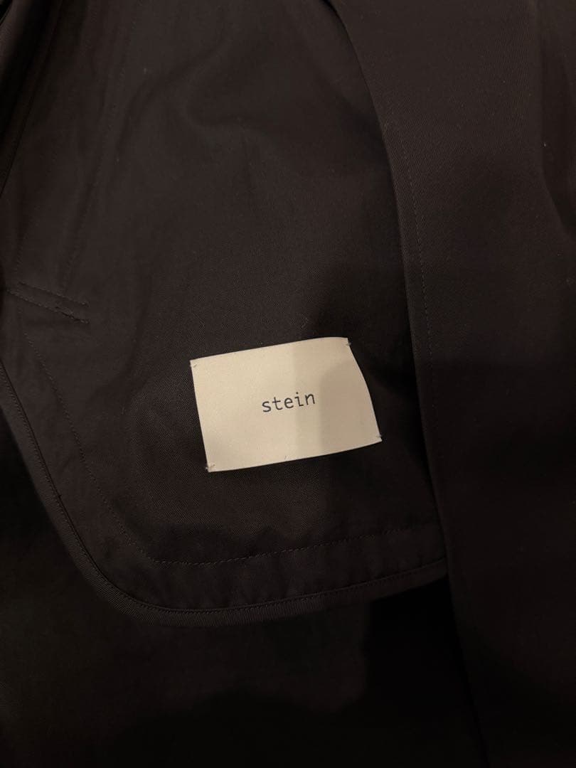 stein/シュタイン OVERSIZED TRENCH COAT ブラック S