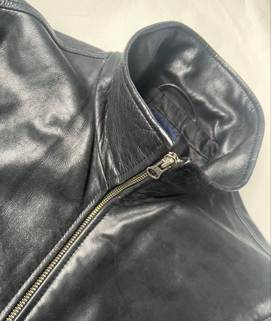gap レザージャケット M ギャップ フルジップ old 海外企画