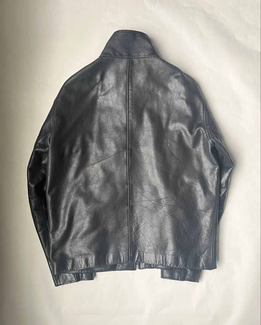 gap レザージャケット M ギャップ フルジップ old 海外企画