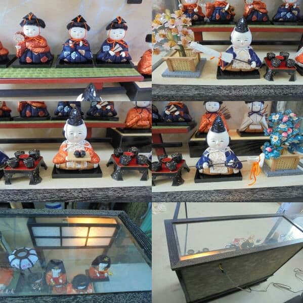 AKa5589　木目込 雛人形 ケースオルゴール付