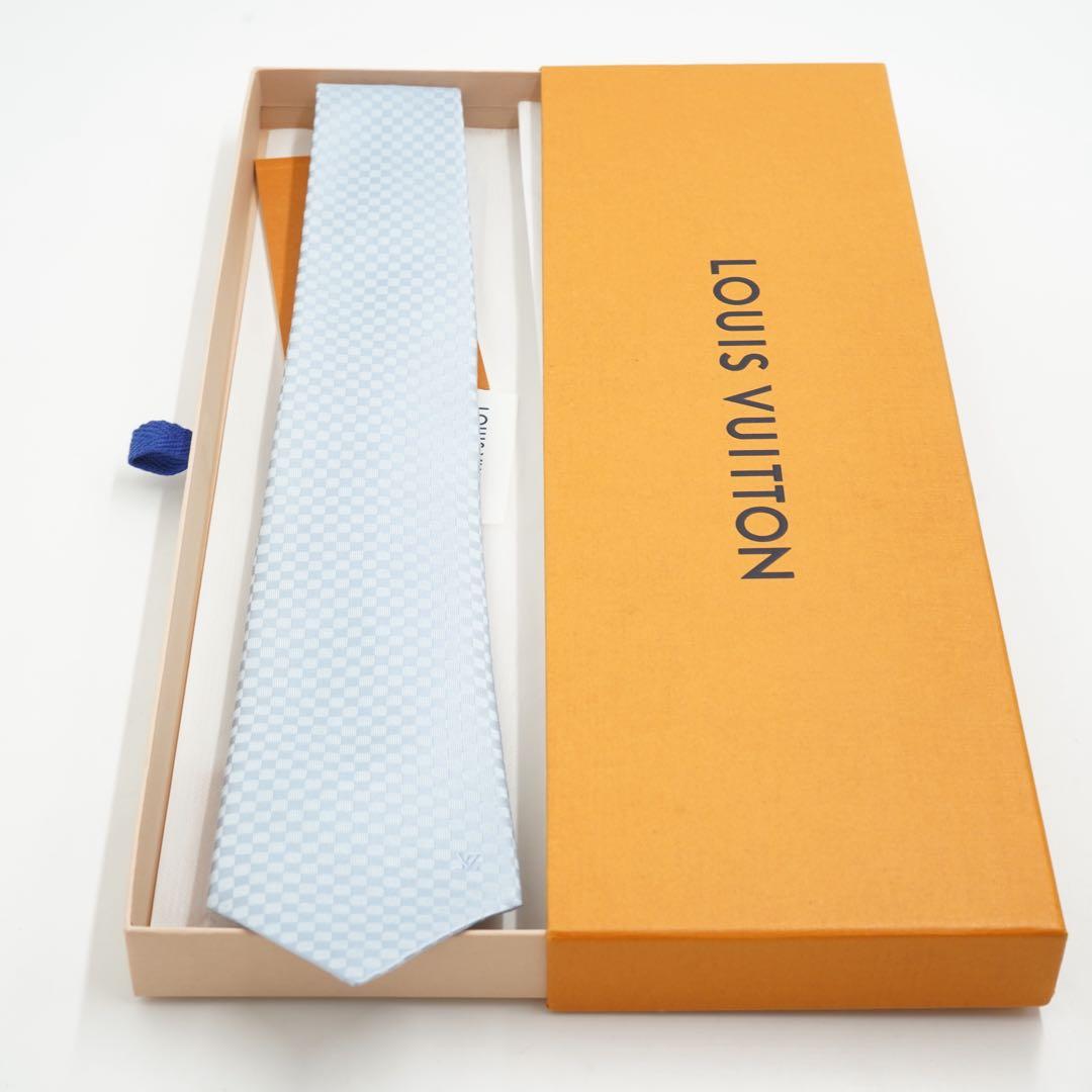 ✨新品未使用品✨　LOUIS VUITTON ネクタイ　モノグラム　ダミエ柄