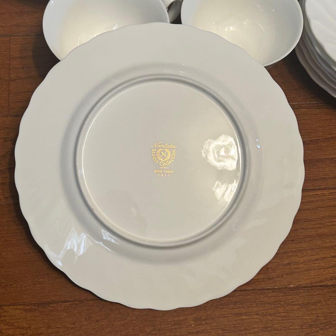 4_Noritake ノリタケ ティーセット 大容量食器セット ボーンチャイナ