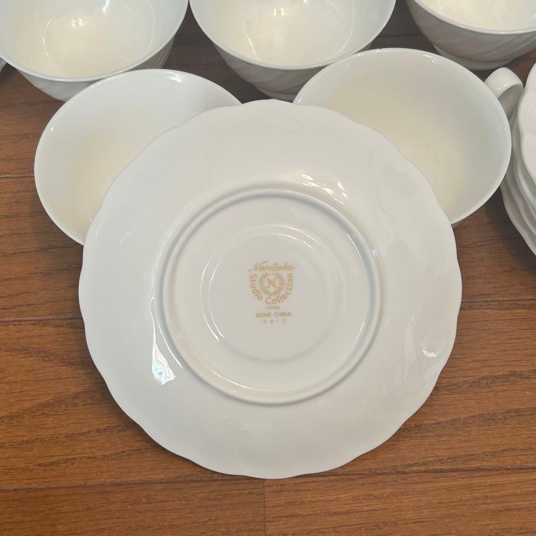 4_Noritake ノリタケ ティーセット 大容量食器セット ボーンチャイナ
