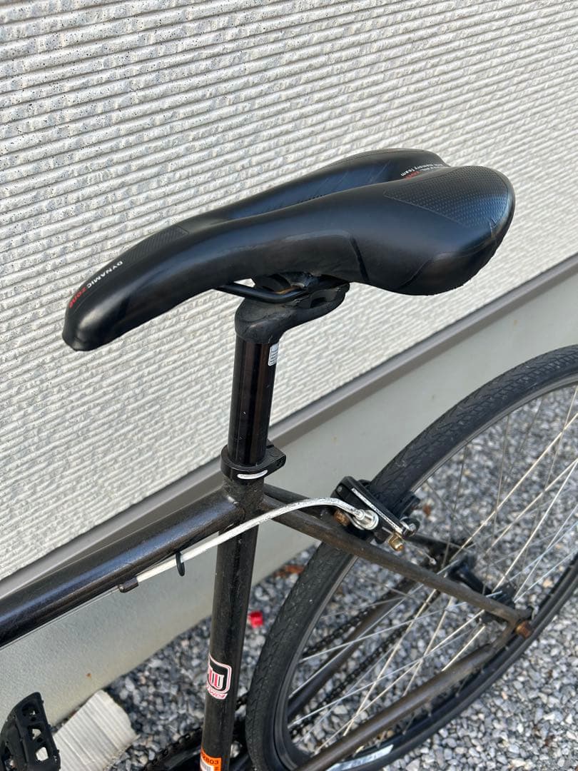 シングルスピードgan well 黒ピストバイク 自転車