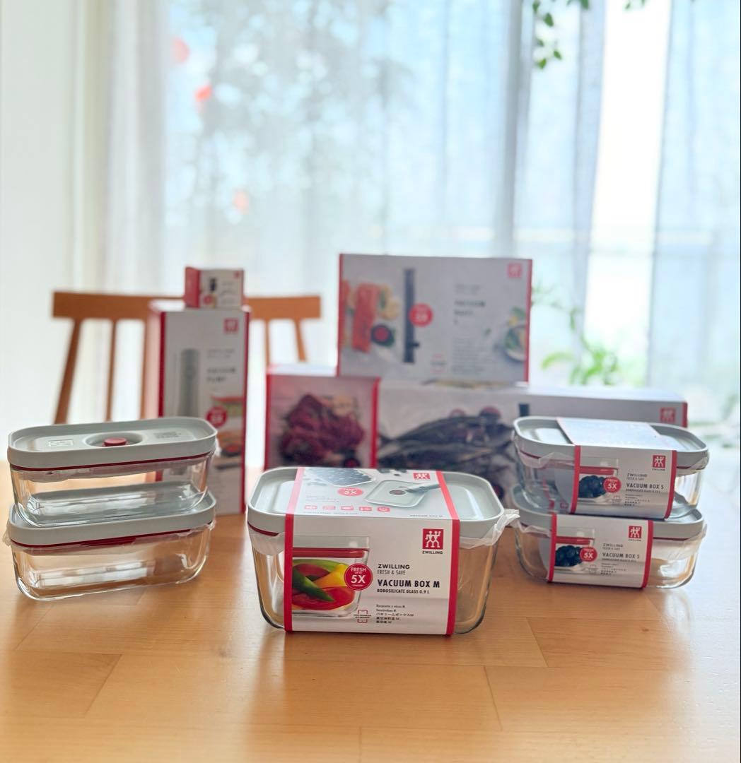 zwilling ポータブル真空保存機セット