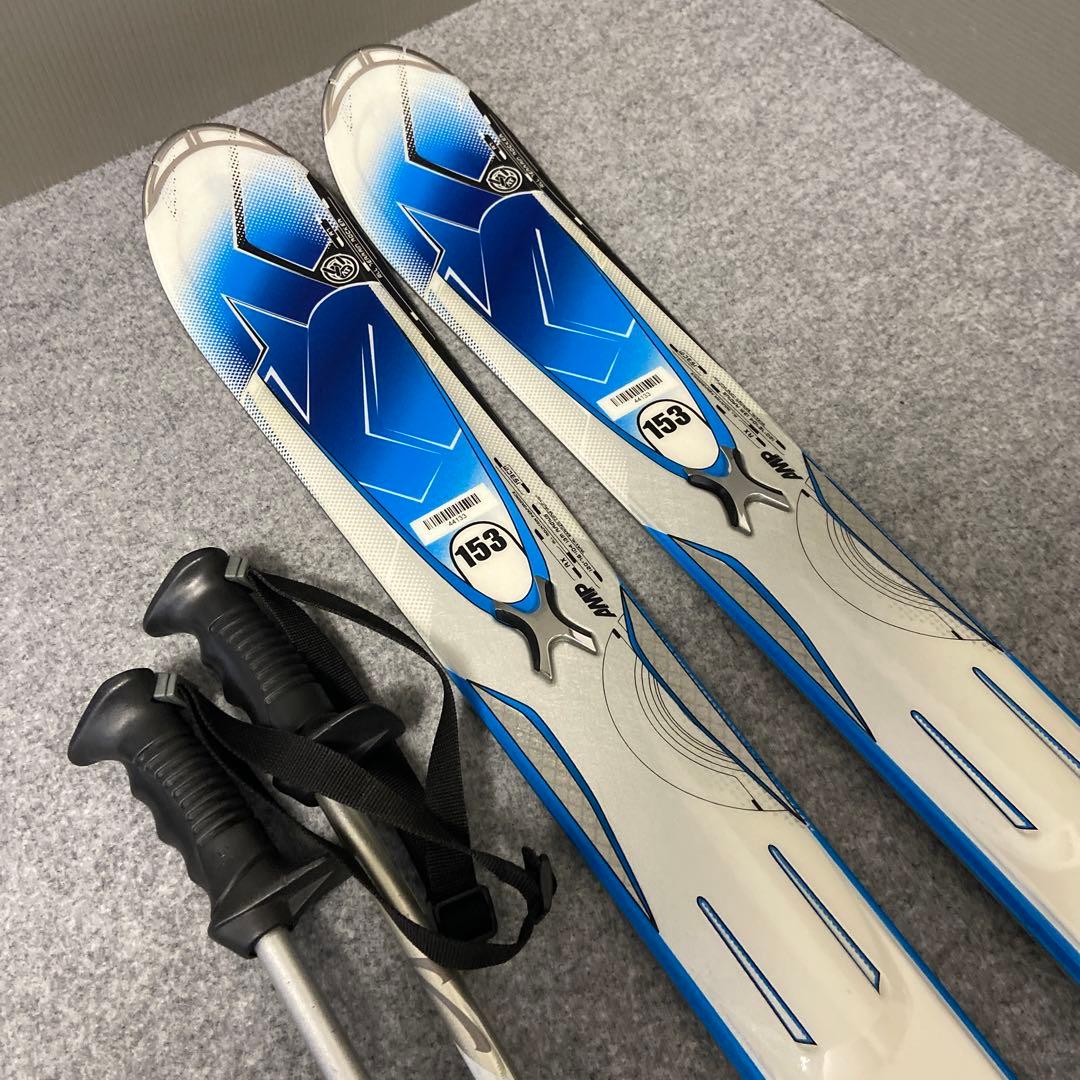 ★美品★メンテ済 大人スキーセット 板153cm ブーツ 25~25.5cm