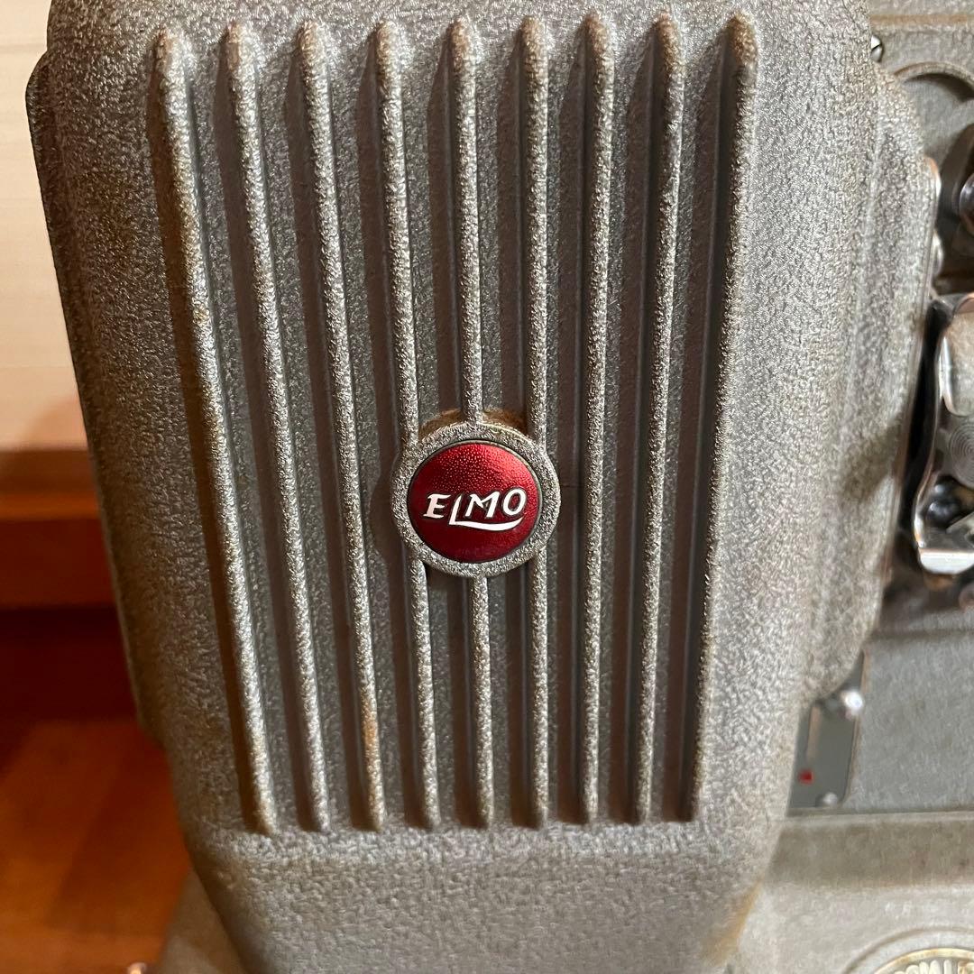 【匿名便】ELMO 8mm 映写機 E-80 ケース・外箱付き