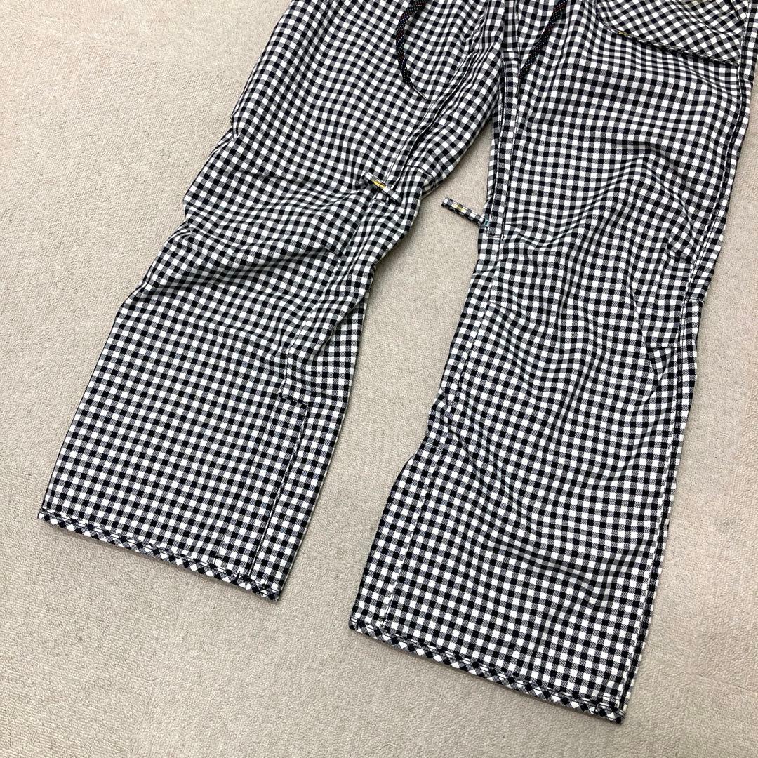 新品　X-niX スキーウェア　パンツ　ブラック　チェック柄　Mサイズ　防水