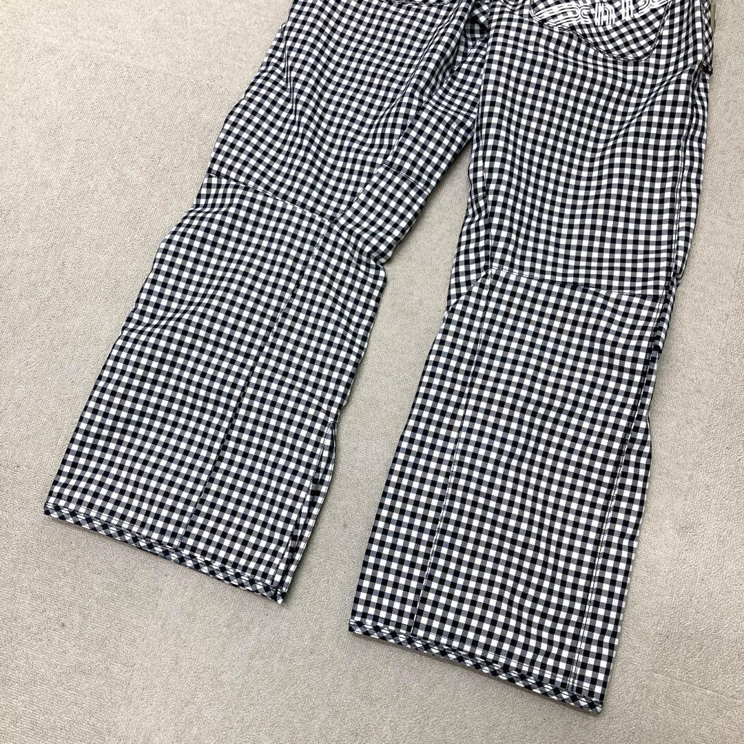 新品　X-niX スキーウェア　パンツ　ブラック　チェック柄　Mサイズ　防水