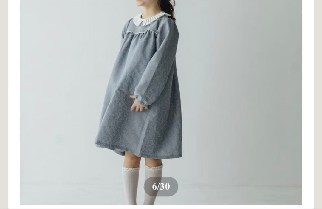 june-littlecloset　Petal 120cm ワンピース
