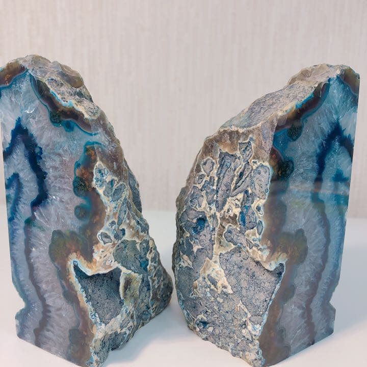 青い天然石 鉱物2点セット