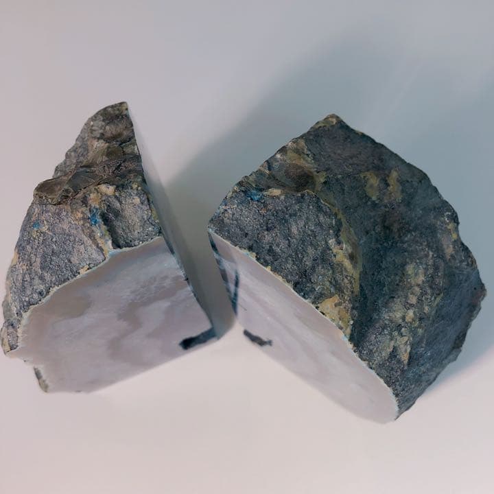 青い天然石 鉱物2点セット