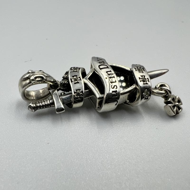 Justin Davis KINGS COURAGE トップ ネックレス 925