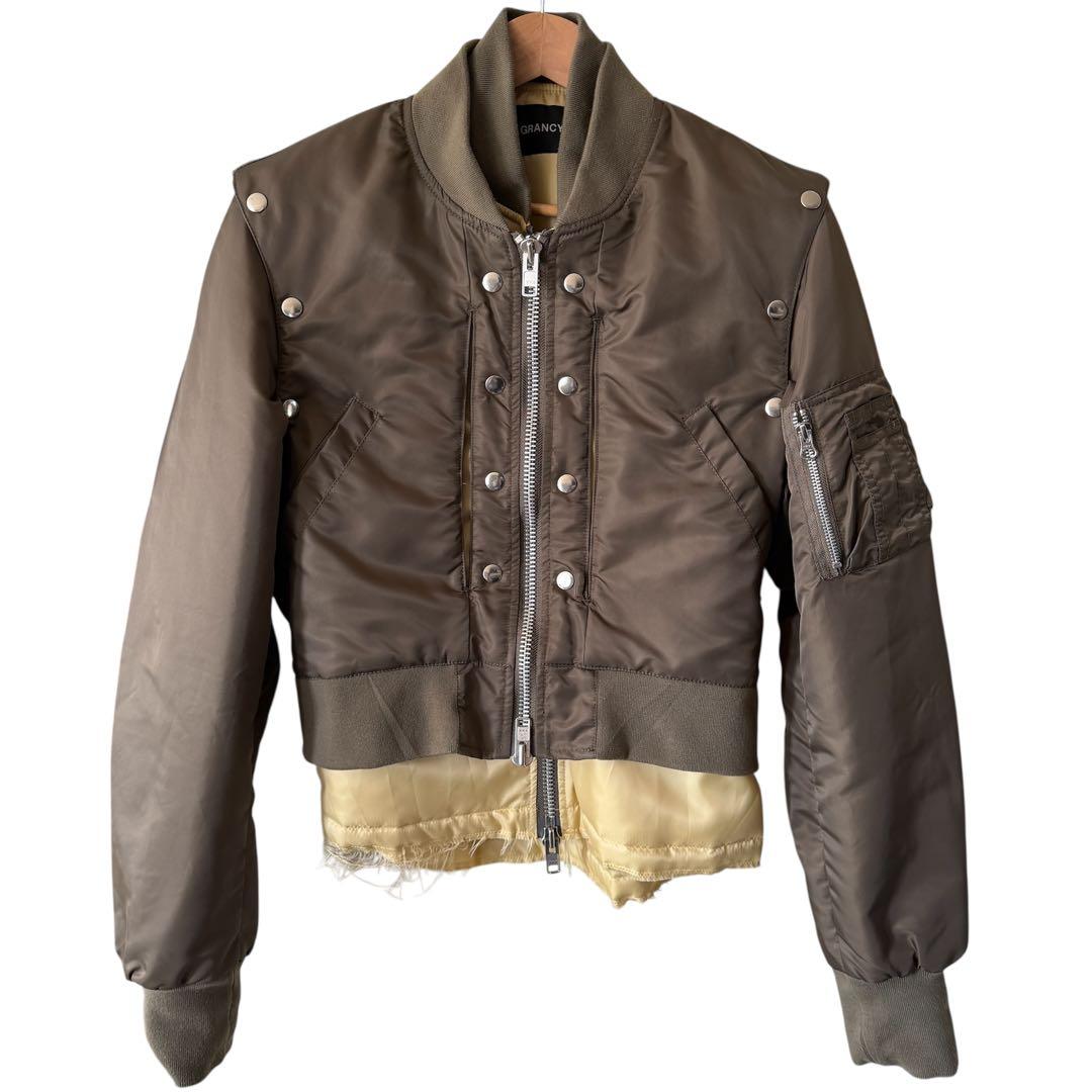 GRANCY グランシー　MA-1ジャケット カーキ　Mサイズ