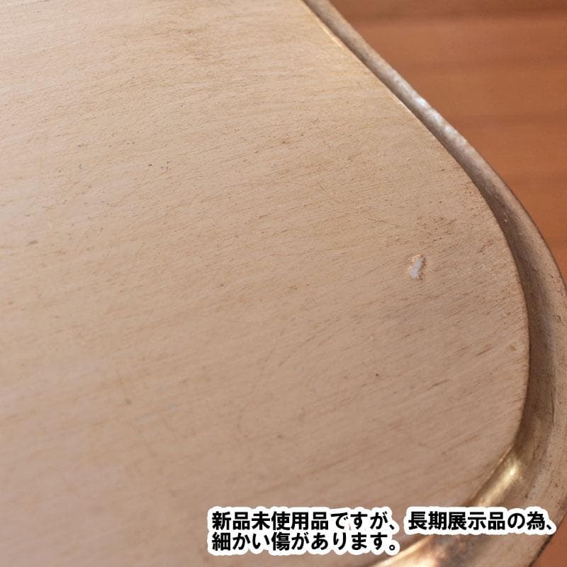 イタリア製 ローテーブル シルバー センターテーブル 銀 602-1073