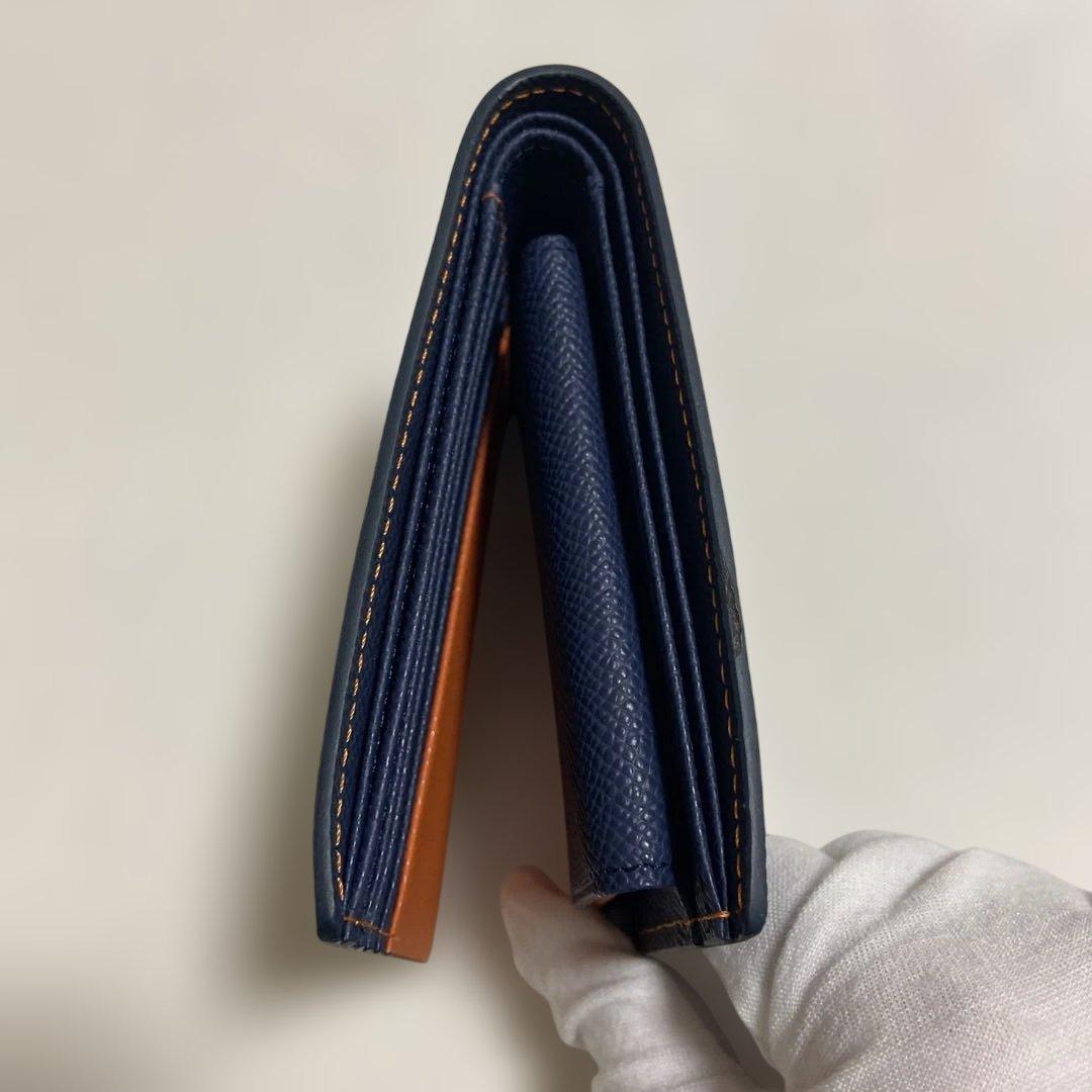 Polo Ralph Lauren ネイビー 二つ折り財布 アウトレット