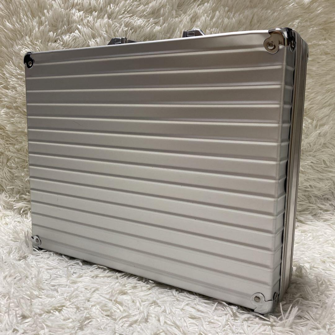 廃盤　RIMOWA アルミニウム　アタッシュケース　ダイヤルロック　旅行バッグ
