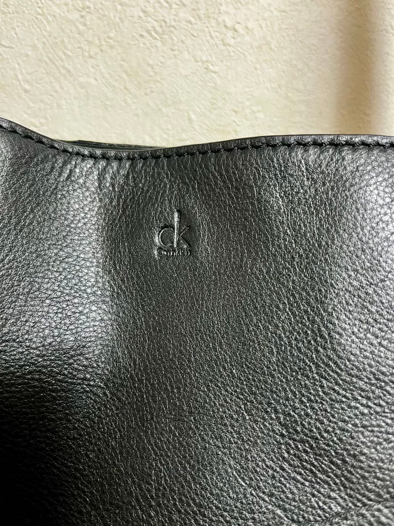   黒 レザートートバッグ