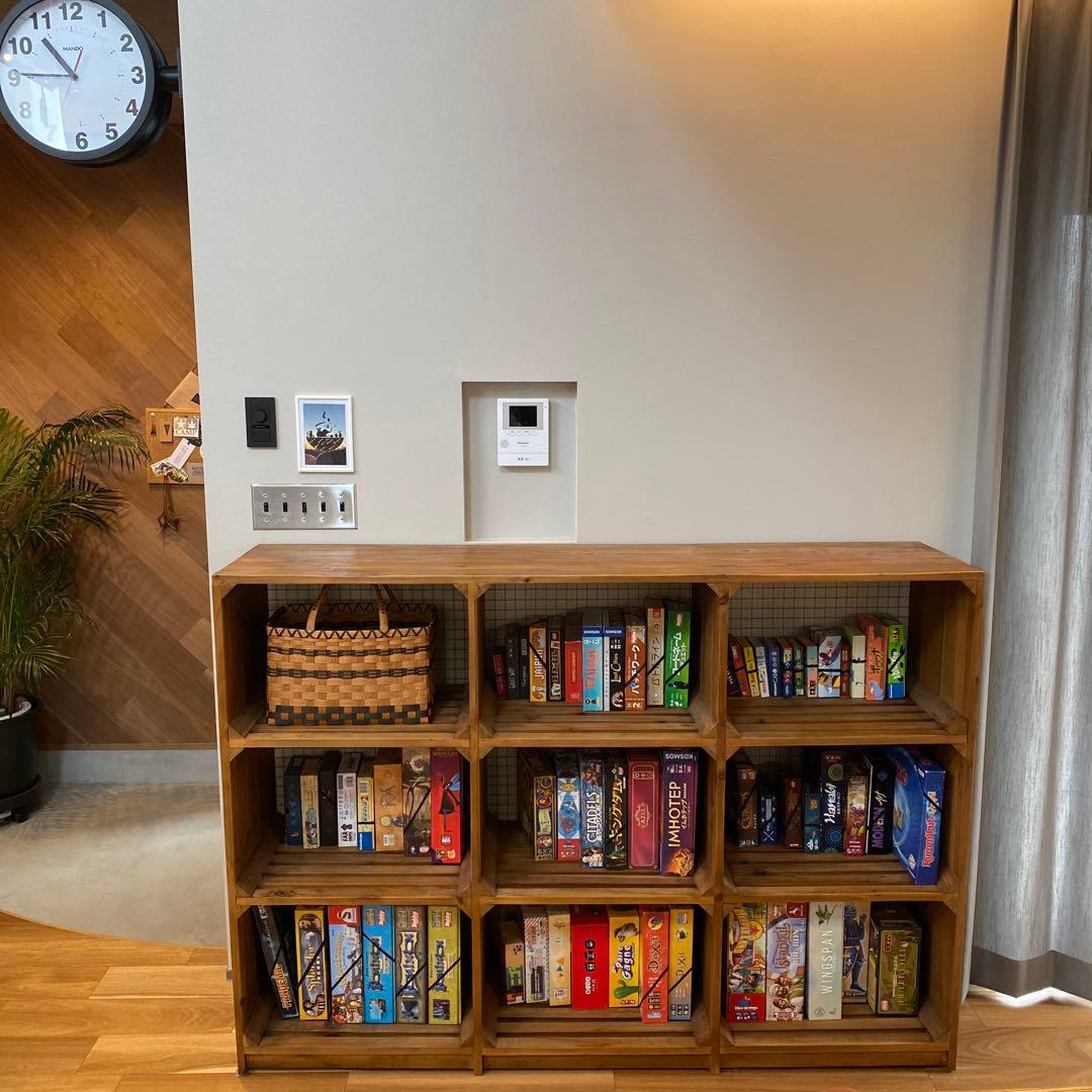 【美品】クラッシュゲート アネットⅡ オープンシェルフ 3列3段