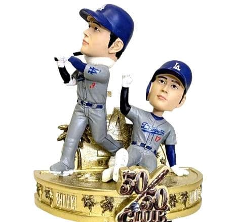 新品未開封 数量限定50-50記念ボブルヘッド ドジャース 大谷翔平