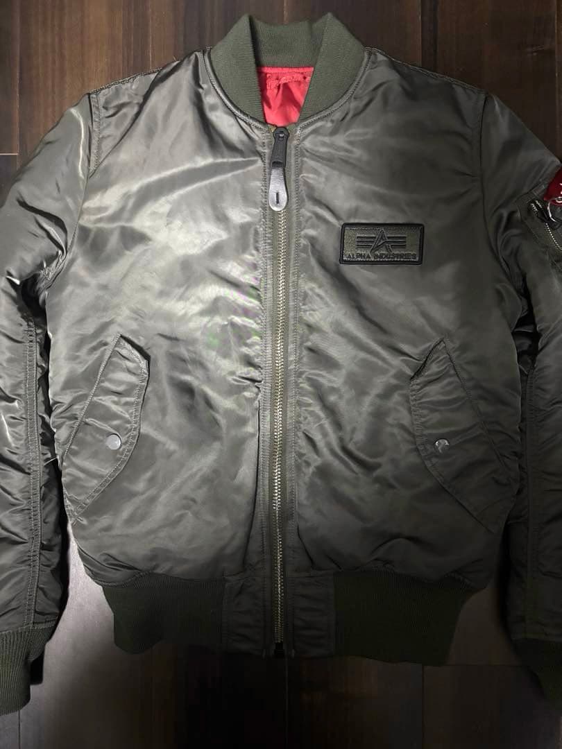 美品ALPHAフライトジャケットMA-1 MIL-J-82790J USAF
