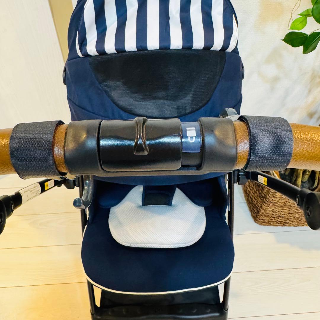 ひ*な様 【美品✨】アップリカ　ベビーカー　ラクーナビッテ クッション⭐︎ レザ