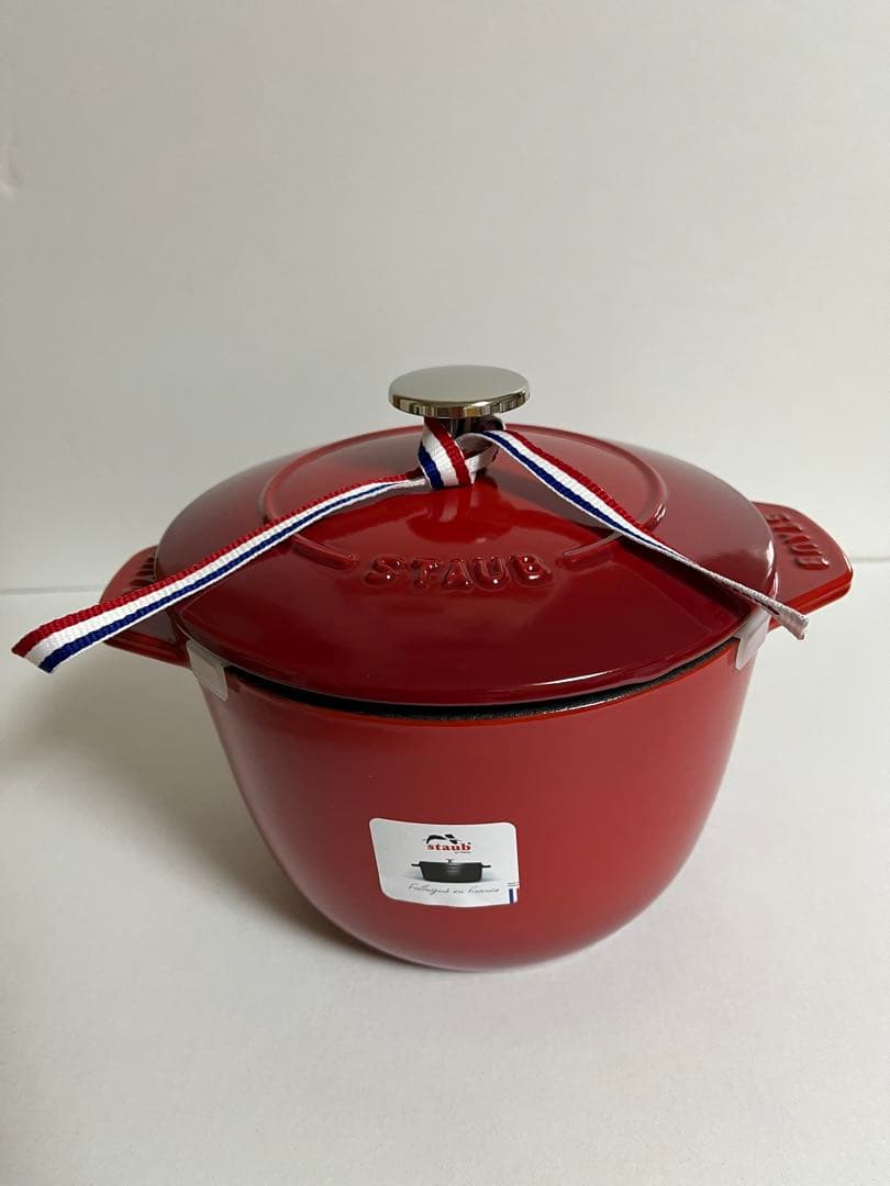 ストウブ ラ・ココット de GOHAN M 16 cm チェリー, 鋳鉄