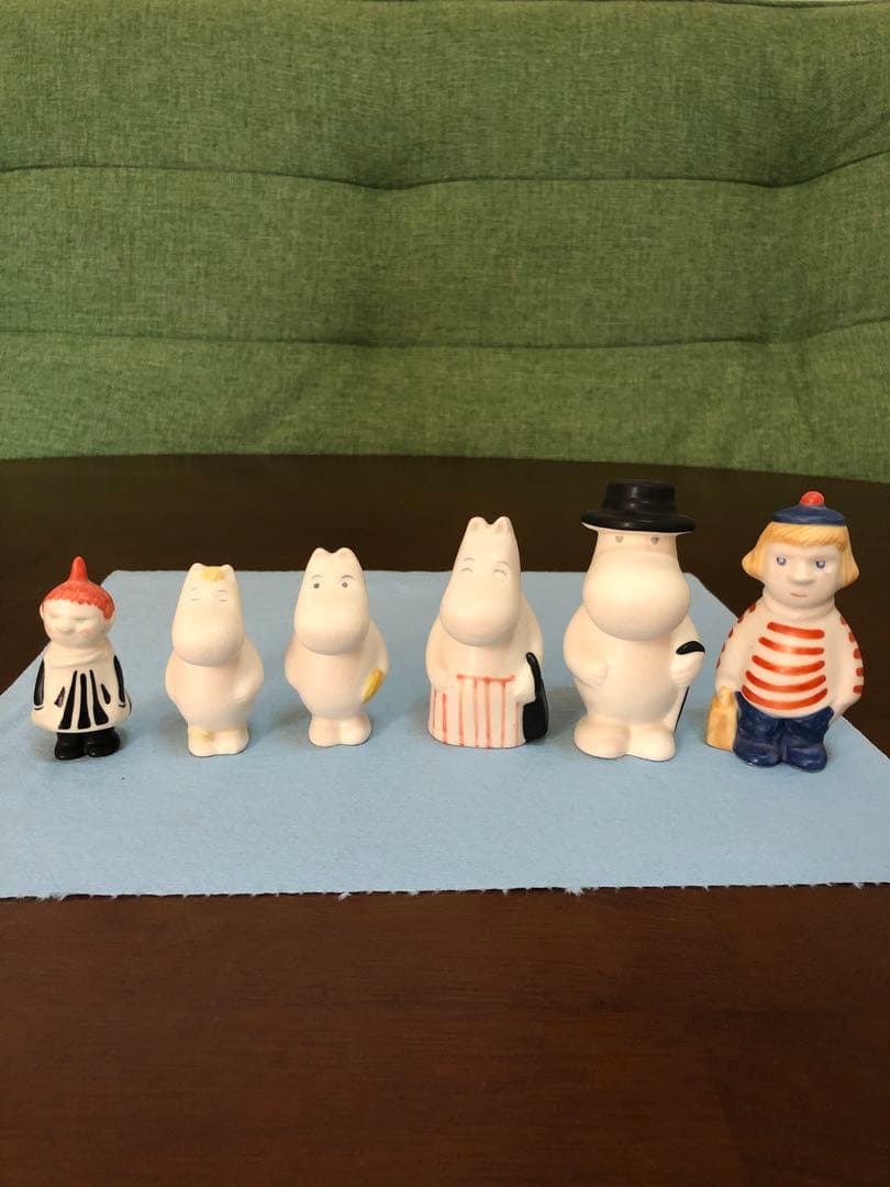 ARABIA/アラビア ムーミン 1990年代のミニフィギュア ６体 美品