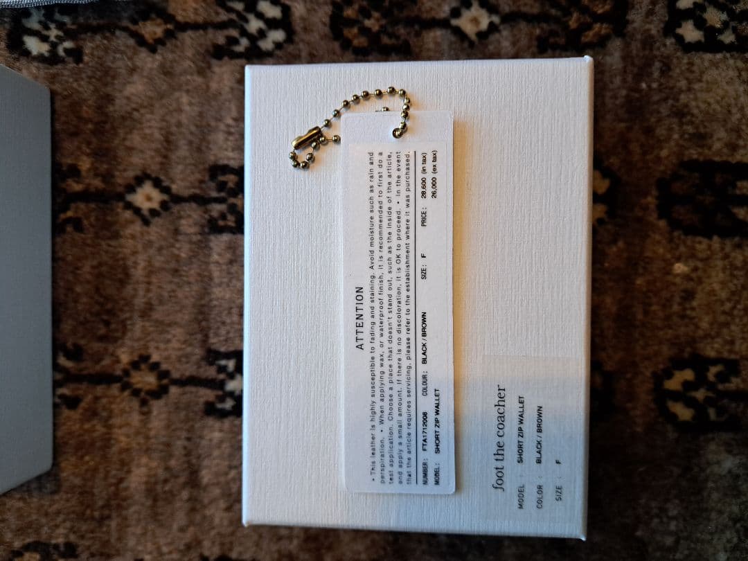 新品foot the coacher フット ザ コーチャー　財布 28600円