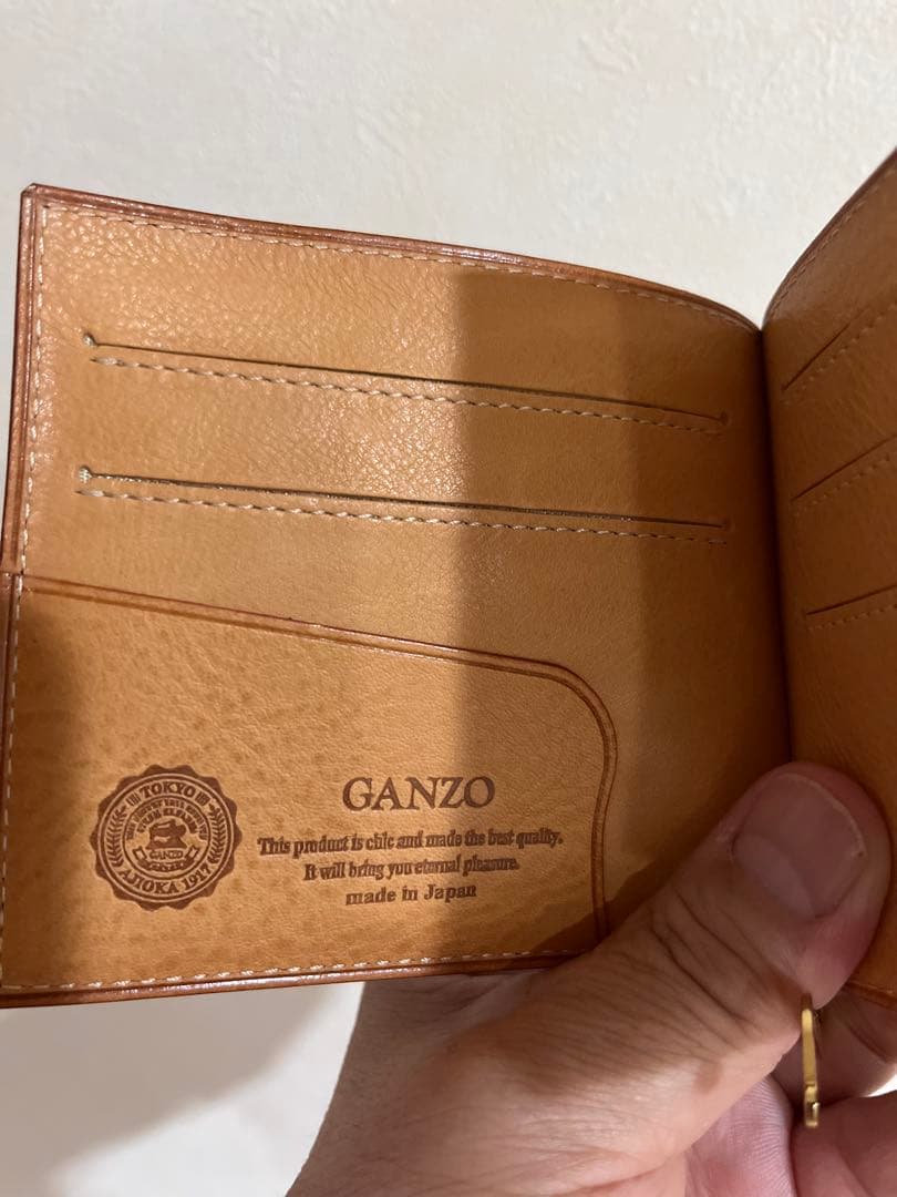 GANZO ブライドルレザー　マネークリップ