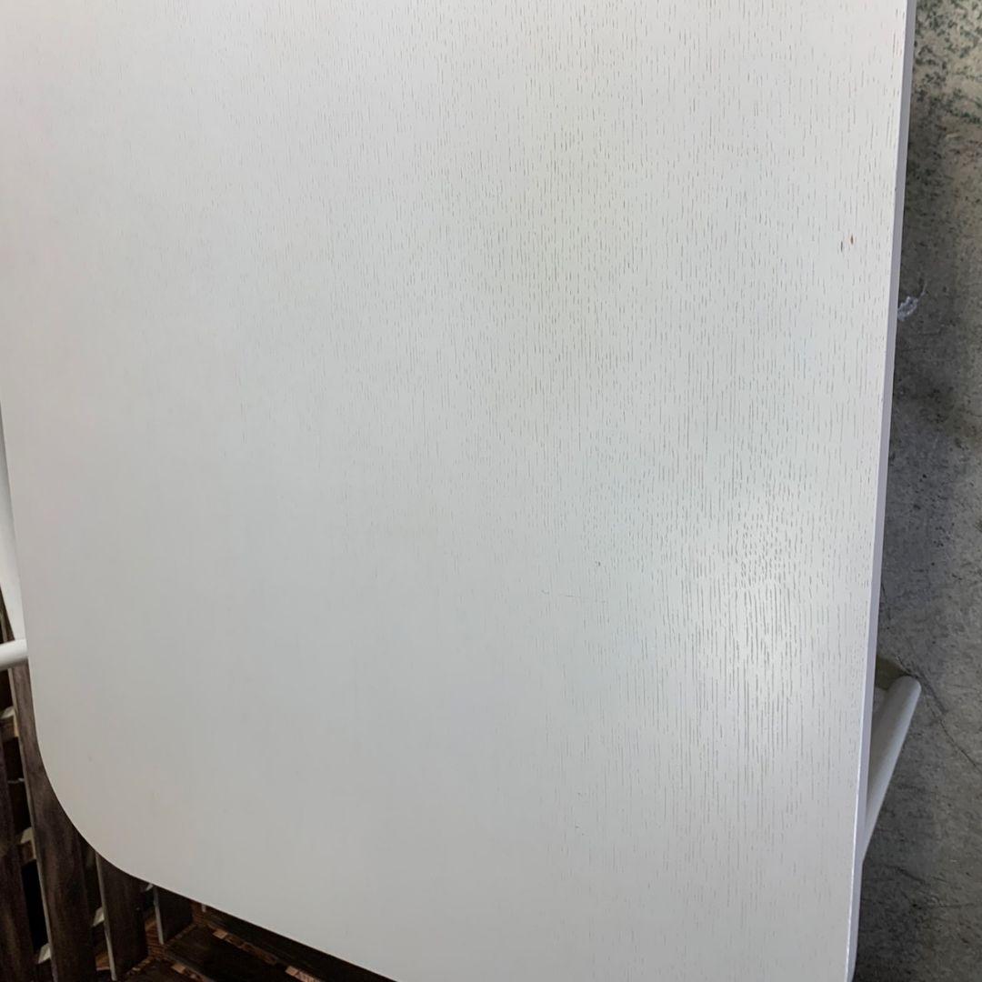 I597\" nissin 日進木工 ダイニング 5点セット ホワイト