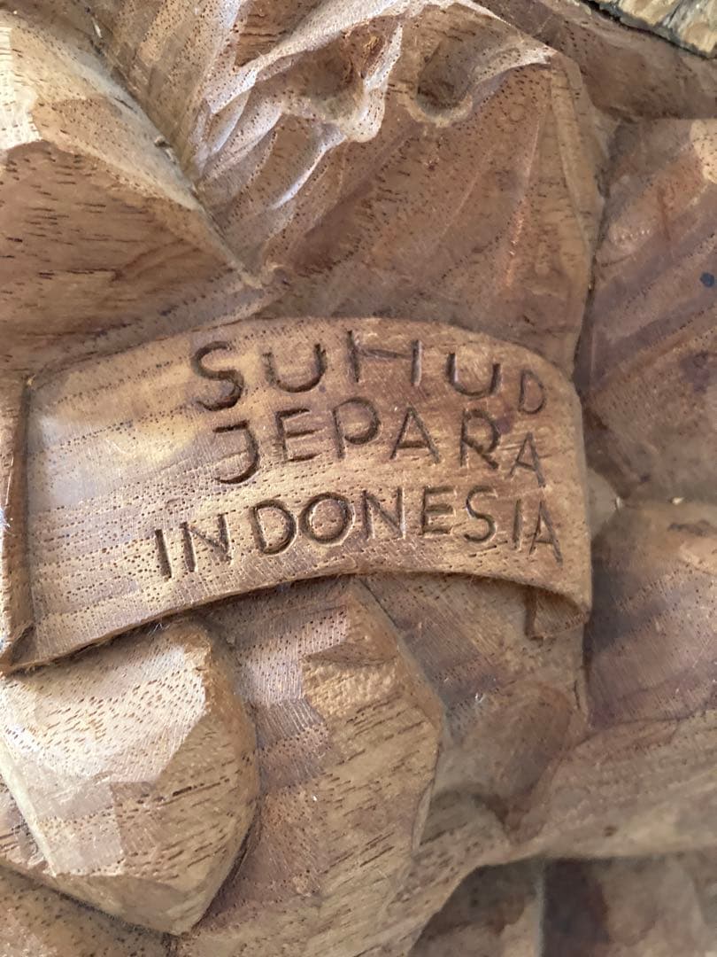 希少　インドネシア　木彫り　置物 オブジェ 骨董　芸術　芸術