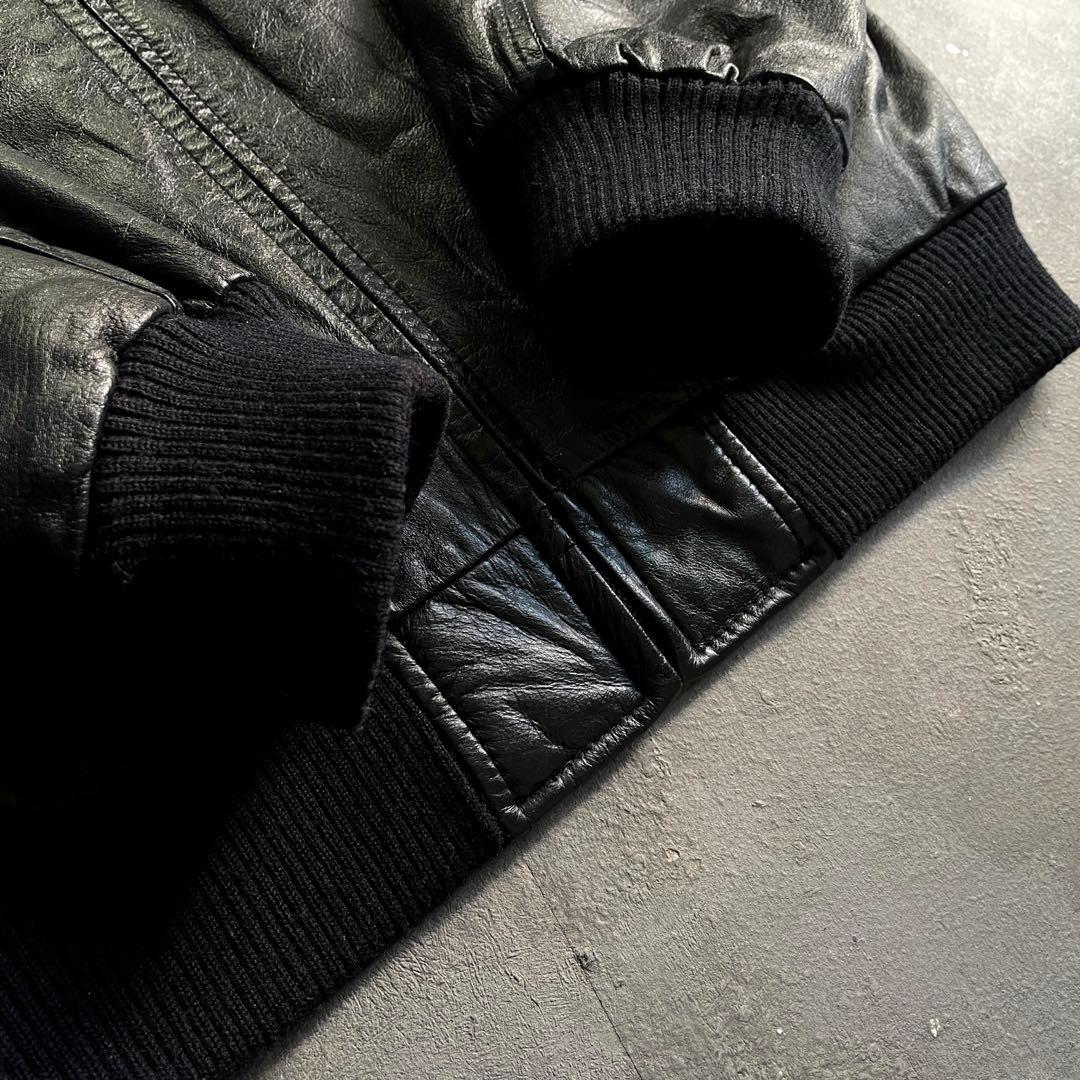 type A-2“authentic“牛革 “短丈“bomber jacket