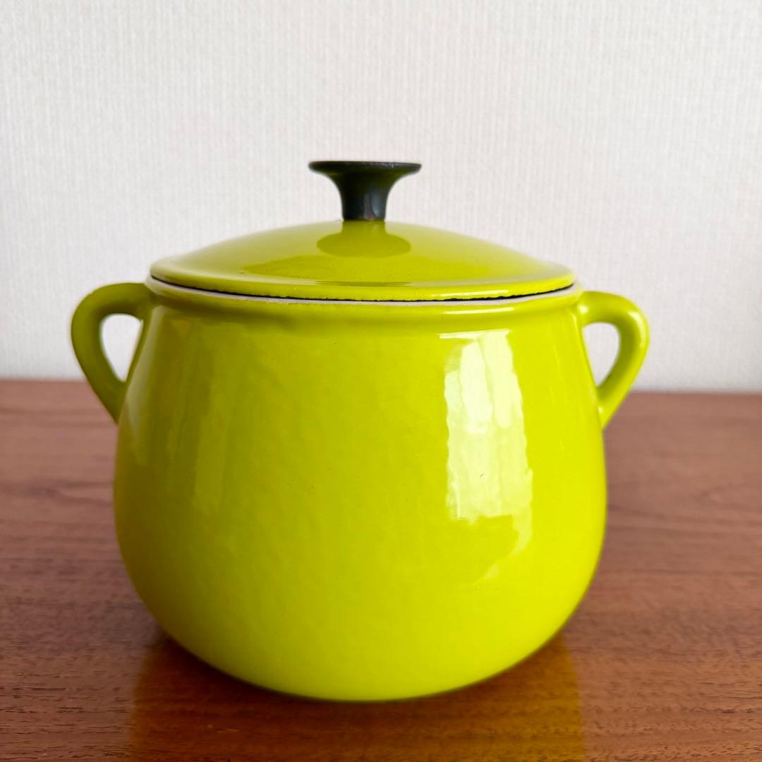 ルクルーゼ　ヴィンテージ　ビーンズポット　レア　小鍋　アンティーク