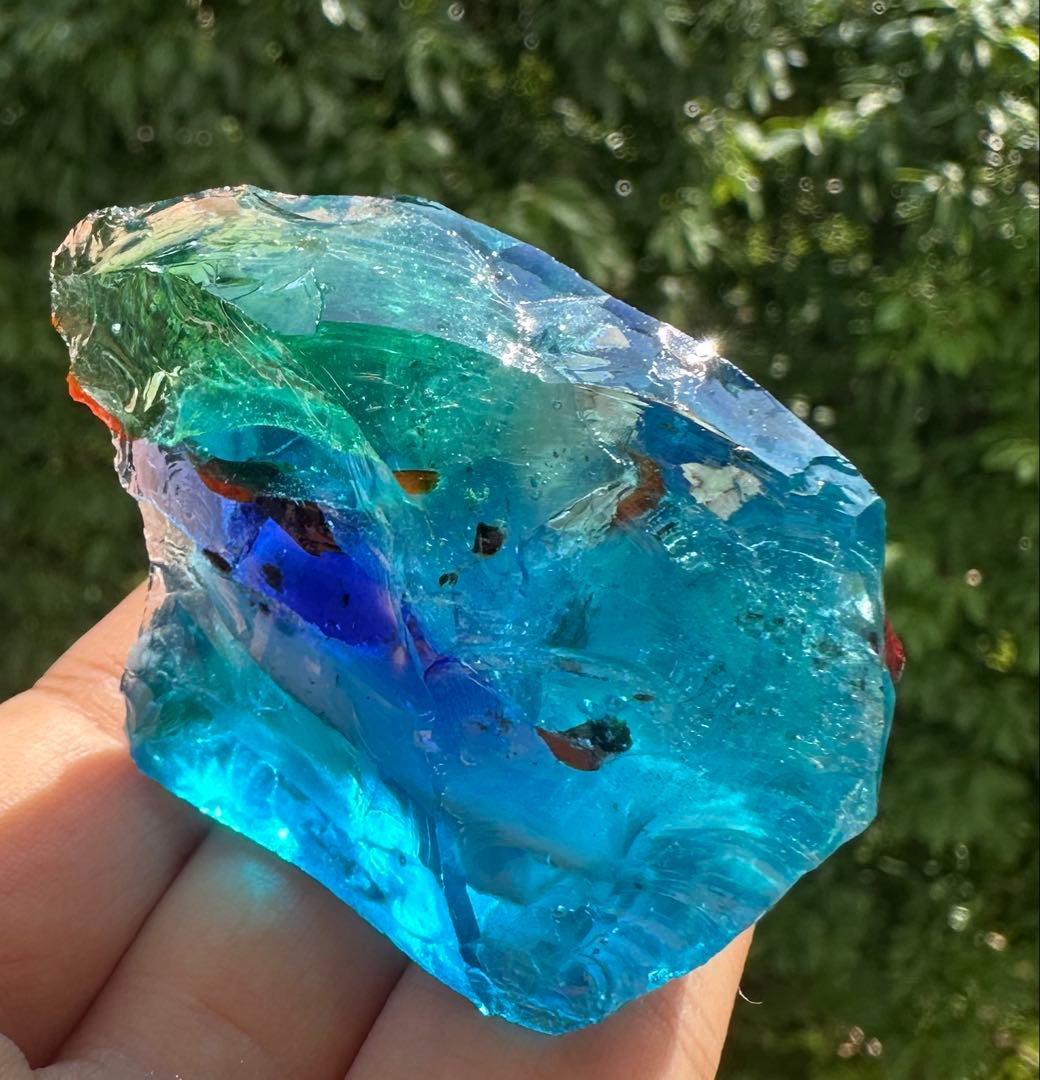 1点物シエラネバダ産アンダラクリスタル　マルチカラーレムリア高次元ヒーリング瞑想