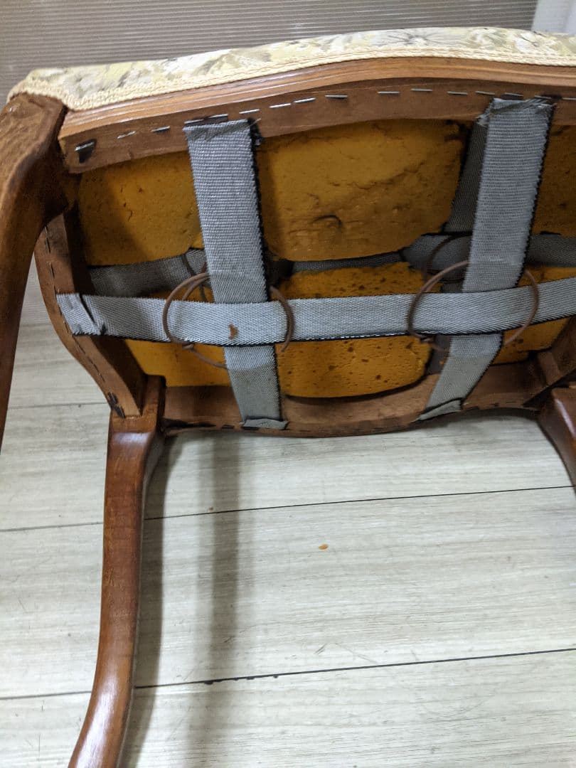 アンティーク スツール ネコ脚 オットマン クラシック ロココ エレガント