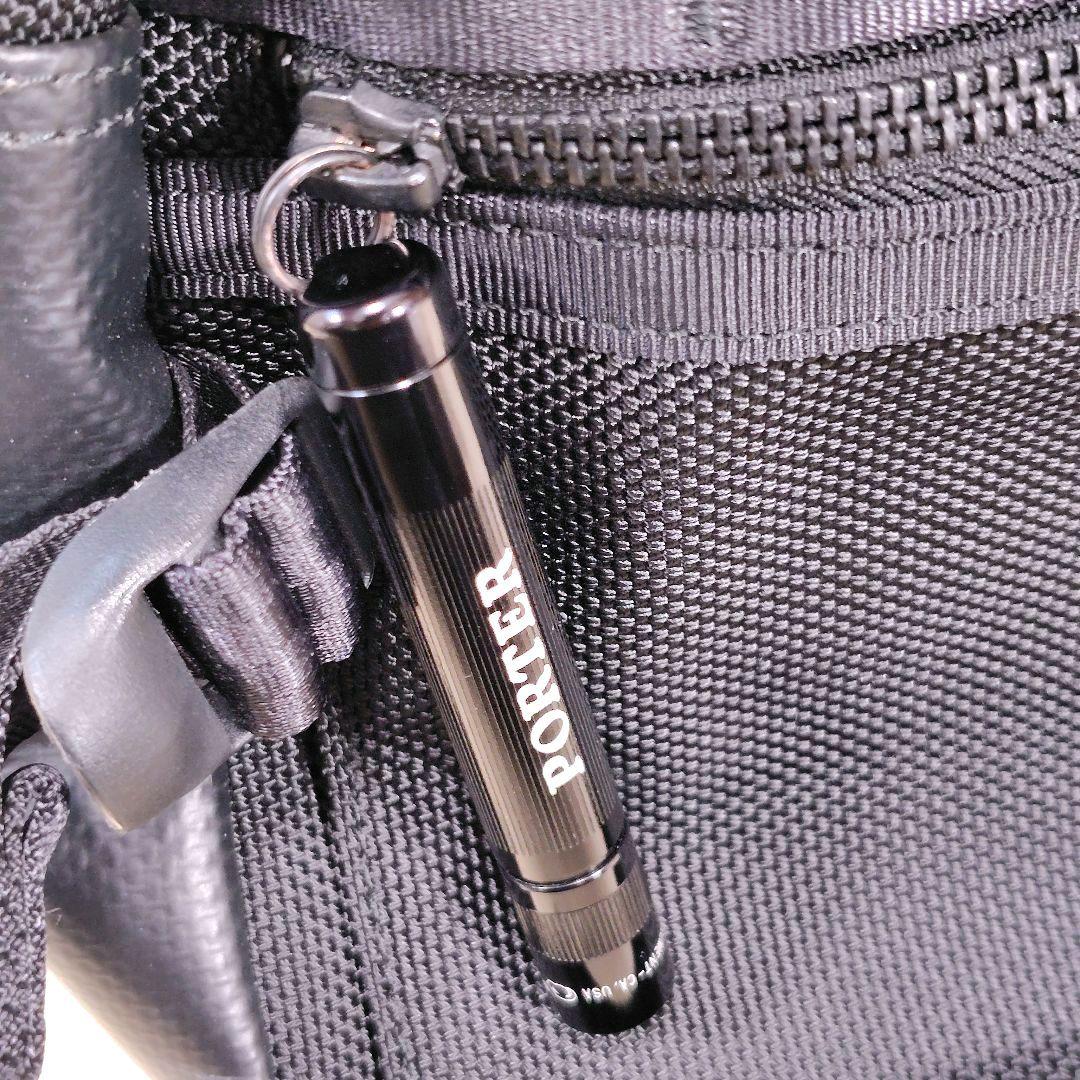 訳あり 極美品 PORTER ポーター HEAT ヒート ウエストバッグ 黒色